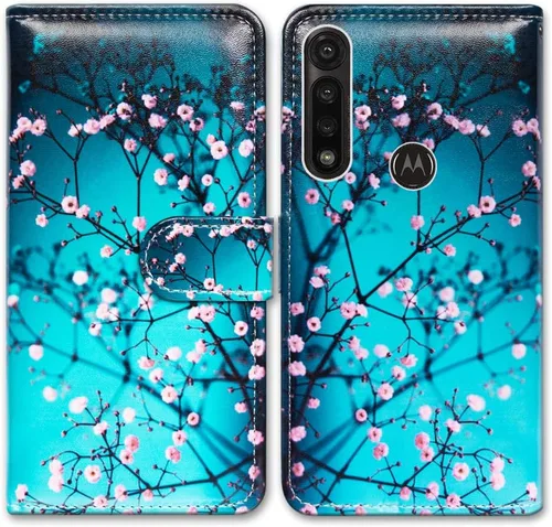 Miniatura 21 de Bcov Funda para Moto G Power 2020, Motorola G Power, funda de piel con tapa y soporte para ranura para tarjeta y soporte para Motorola Moto G Power