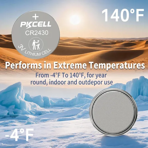 Miniatura 6 de PKCELL CR2430 - Batería de litio CR2430 de 3 V, 10 unidades Batería 2430 a prueba de fugas, sin mercurio, para relojes, llavero, control remoto