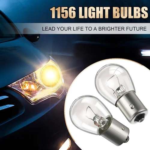 Miniatura 7 de Meonum Paquete de 10 bombillas 1156, S25 P21W, 7506 1141 1156LL 1141LL 1295, repuesto de luz de freno automotriz para automóviles, caravanas