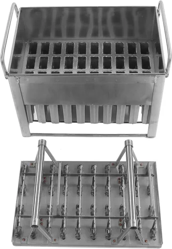 Miniatura 5 de Máquina de moldes de paletas de acero inoxidable 304, moldes de paletas de hielo, moldes para hacer helados, soporte de palo de acero inoxidable 304