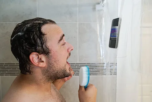 Miniatura 6 de Forro transparente para cortina de ducha con 8 bolsillos para pantalla táctil para teléfono, iPad, joyas, monitor de bebé, con ojales inoxidables