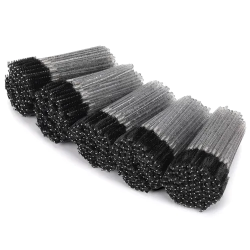 Miniatura 8 de Tbestmax 500 Varitas de Rímel Desechables Cepillo de Pestañas Spoolies para Ceja Extensión de Pestañas de Ojo, Kits de Aplicadores de Brochas de 5