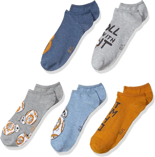 Miniatura 2 de STAR WARS Men's 5 Pack No Show Socks