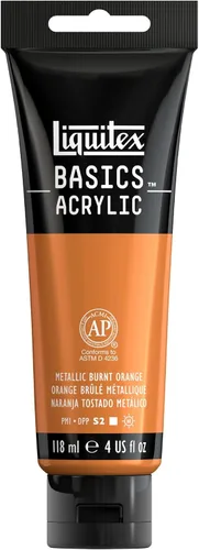Miniatura 92 de Liquitex BASICS Pintura Acrílica, Botella de 400ml (13.5 oz), Blanco Titanio Titanio Blanco