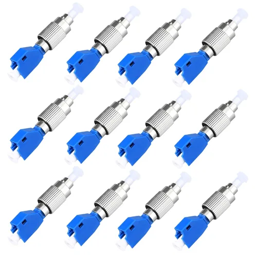 Miniatura 17 de Conector de fibra óptica, FC macho a LC hembra híbrido adaptador convertidor de fibra óptica compatible con medidor de potencia óptica localizador