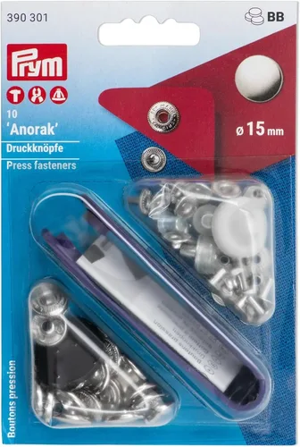 Miniatura 4 de Prym Sujetadores de prensa, negro, 0.591 in