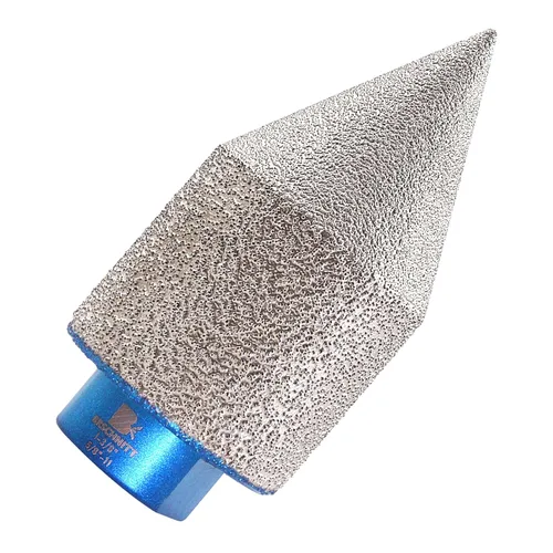 Broca biseladora de diamante, brocas de fresado de dedo de diamante, BRSCHNITT 0-1 3/8 pulgadas (0.000 in-1.378 in) con rosca 5/8-11 para agrandar