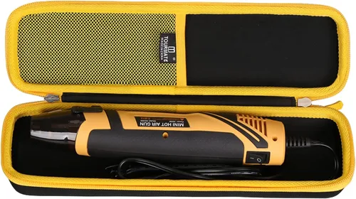 Estuche rígido de viaje para mini pistola de calor SEEKONE de 350 W, 662 ℉ (662.0 °F), herramienta de pistola de aire caliente de mano de calor