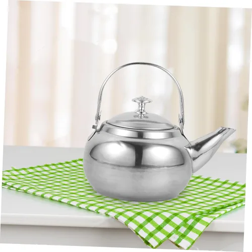 Miniatura 3 de Hervidor de té para estufa de acero inoxidable, silbido, resistente al desgaste, suministros para el hogar