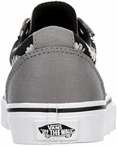Miniatura 5 de Vans Tenis unisex Ward Low Top con cordones, diseño floral oscuroblanco grisnegro