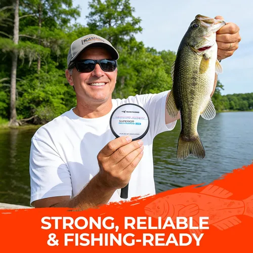 Miniatura 19 de KastKing Línea de pesca de monofilamento premium del mundo - Pista de rollo paralelo - Línea mono fuerte y resistente a la abrasión - Línea de pesca