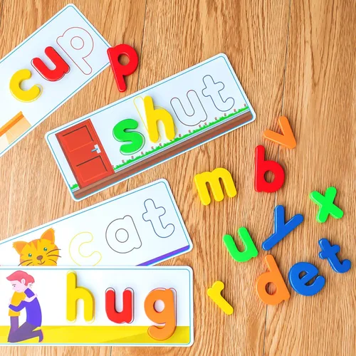 Miniatura 5 de SpringFlower See & Spell - Juguete de letras a juego, juguete educativo de aprendizaje para niños y niñas de 3, 4, 5, 6 años, actividades