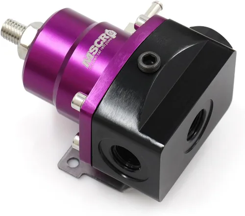 Miniatura 4 de Kit de regulador de presión de combustible EFI universal ajustable con manómetro de presión de combustible de 0-160 psi y kit de conectores