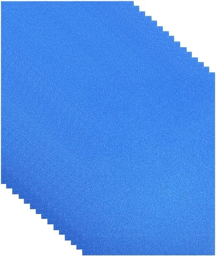 Cartulina con purpurina, 250 GSM, 15 hojas, papel con purpurina para manualidades, decoración de cumpleaños y bodas, caja de regalo y otros Azul