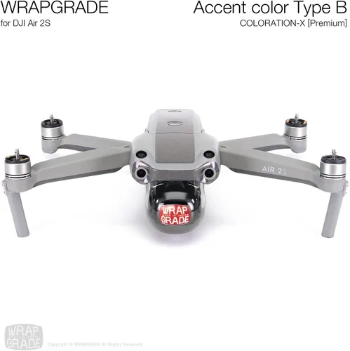 Miniatura 2 de WRAPGRADE Skin Compatible with DJI Air 2S Accent Color B (Coloration-X)