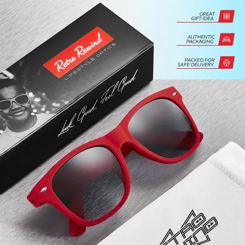 Miniatura 156 de Retro Rewind Lentes de sol para niños y niñas de 3 a 12 años, inastillables, UV400, lentes de sol para niños pequeños