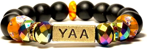 Miniatura 49 de Pulseras africanas tradicionales con nombre nacido en el día para mujeres de Ghana, materiales naturales, ajuste cómodo y holgado