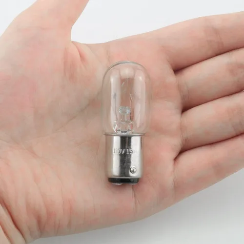 Miniatura 5 de 4pcs 15W 120V base plata máquina de coser bombilla hogar máquina de coser bombilla incandescente compatible con máquina de coser con base de empuje