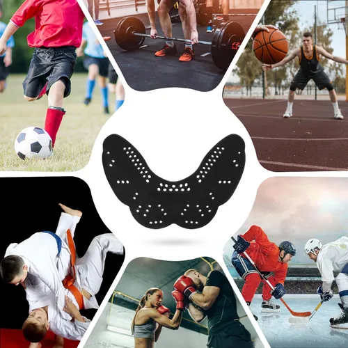 Miniatura 6 de Protector bucal deportivo, EVA Boxeo, protectores bucales atléticos, herramienta protectora para boxeo, baloncesto, fútbol, hockey, lacrosse