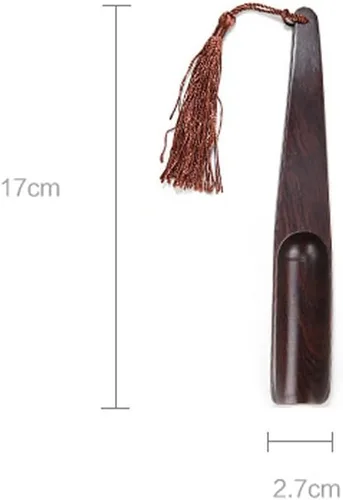 Miniatura 6 de Cuchara de té suelta de madera con borla de mango largo, cuchara de pala, cuchara de té chino, accesorios de ceremonia de té para sala de té, uso
