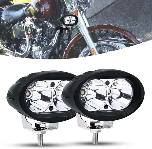 Luces antiniebla LED ATV UTV para motocicleta, luces de advertencia para carretilla elevadora, luces de seguridad de almacén, luz de trabajo de 20