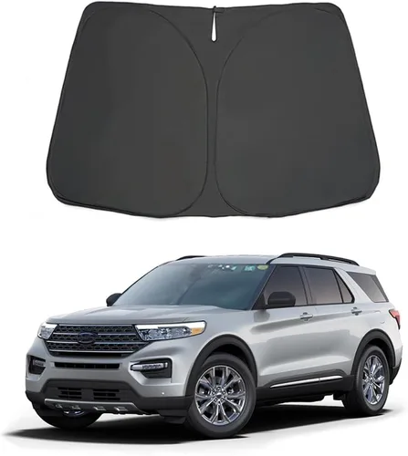 Miniatura 21 de Parasol plegable para parabrisas delantero de automóvil, ajuste personalizado para Ford F-150 F150 2015-2020 Lariat, King Ranch, Platino, XL XLT