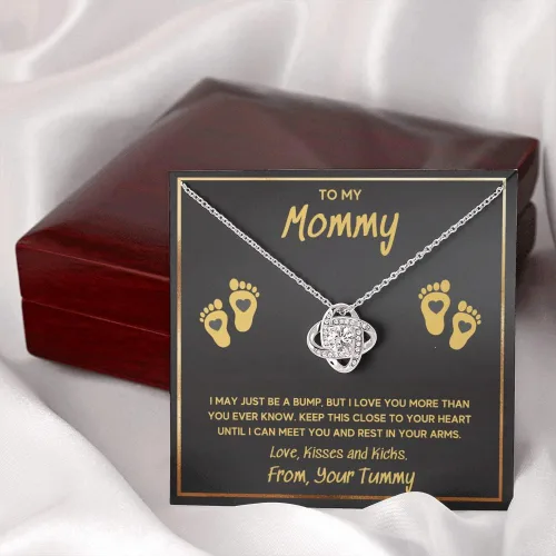 Miniatura 40 de Collar de joyería de pies de bebé, regalos para mamá por primera vez, collar para mamá a mi mamá, regalos para mujeres embarazadas, mamá futura ser