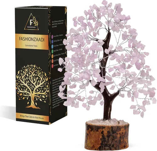 Miniatura 20 de FASHIONZAADI Árbol de la vida de 7 chakras, cristales y piedras curativas, regalos de cumpleaños para mujeres, árbol de cristal para energía