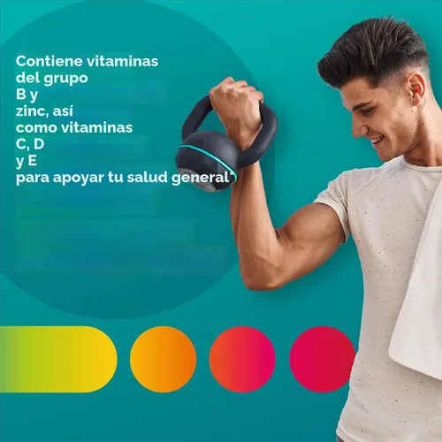 Miniatura 4 de Centrum Gomitas multivitamínicas para hombre, sabores de frutas tropicales hechas de sabores naturales, 100 unidades, suministro para 50 días