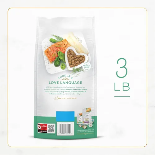 Miniatura 6 de Comida seca Purina Fancy Feast para gatos con pescado del océano y salmón - Bolsa de 3 libras