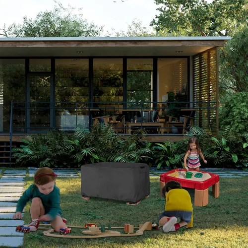 Miniatura 4 de AKEfit Funda para mesa de agua y arena para niños, para duchas de lluvia, estanque de agua, impermeable, a prueba de polvo, para juguetes al aire