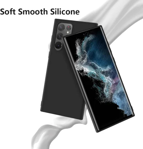 Miniatura 2 de X-level Samsung Galaxy S22 Ultra - Funda de silicona fina, suave [serie dinámica], delgada, de goma, a prueba de golpes, con forro de microfibra
