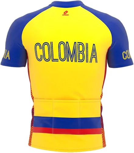 Miniatura 3 de ScudoPro Colombia - Camiseta de ciclismo de manga corta para hombre