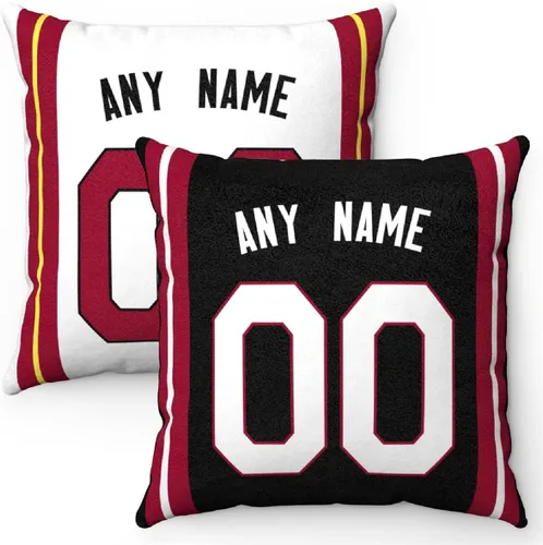 Miniatura 16 de Generic Atlanta - Almohada personalizada con cualquier nombre y número, regalos para hombres, mujeres y jóvenes, 1 paquete