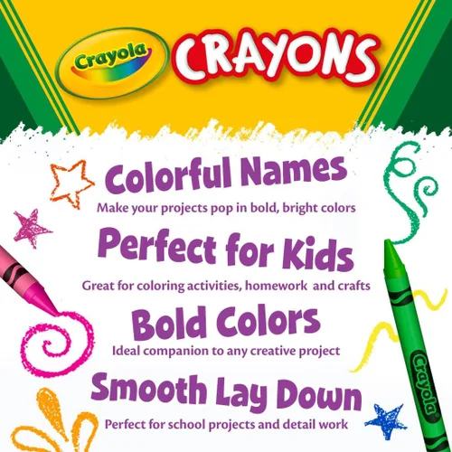 Miniatura 5 de Crayola Crayones jumbo Classpack (200 unidades), crayones grandes para niños, suministros escolares a granel, suministros de arte esenciales