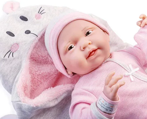 Miniatura 6 de JC Toys – La Newborn Nursery Juego de 8 piezas, muñeca bebé de cuerpo suave con accesorios Muñeca recién nacida de 15.5" realista, suave