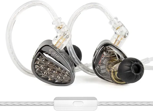 Miniatura 12 de KZ AS10 - Auriculares IEM, 5 auriculares equilibrados para controladores KZ, auriculares con cable, estéreo de alta fidelidad en el oído, Negro