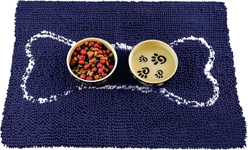 Miniatura 11 de Soggy Doggy Slopmat - Tapete de comida para perros, tapete de microfibra absorbente de felpilla para alimentación de mascotas para alimentos