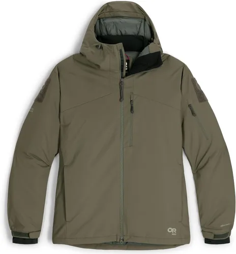 Outdoor Research OR Pro Allies Colossus Parka - Parka aislada, resistente al viento y al agua, compatible con casco, chaqueta táctica