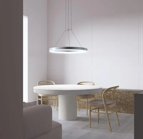 Miniatura 6 de Sonneman Modern Lighting 2311.16 Corona - Lámpara colgante LED con anillo de 1 luz para isla de cocina o comedor con cubierta acrílica, cable