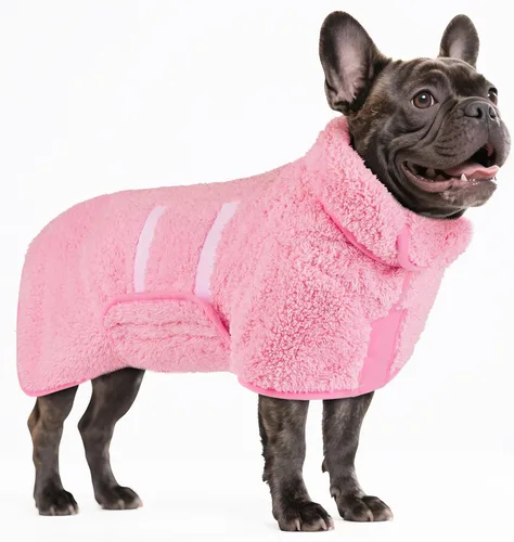 Miniatura 37 de Bienbee Bata de baño para perro, de secado rápido, súper absorbentes, para perros pequeños, medianos y grandes, abrigo de secado para después