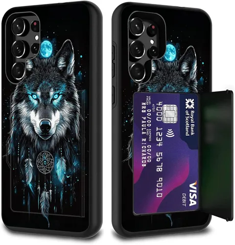Miniatura 31 de Funda híbrida de doble capa con función atril para Samsung Galaxy A16 5G de 6.9 pulgadas, diseño de vaca con bandera estadounidense