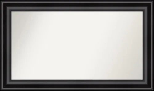 Miniatura 248 de Amanti Art Espejo personalizado, espejo de baño negro puente, espejo de pared o espejo de tocador de baño sobre el fregadero (26 x 26 pulgadas)