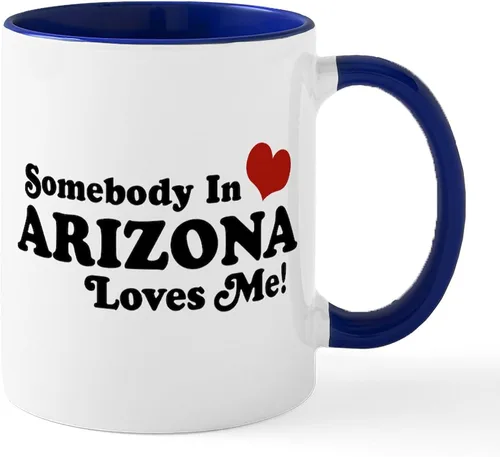 Miniatura 40 de CafePress ARIZONA Mugs Taza de café de cerámica de 11 oz (11.0 fl oz)