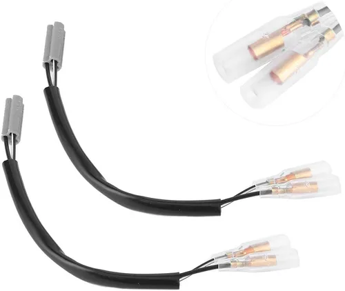 Miniatura 7 de Yctze - Enchufe de cable de giro, adaptador de cableado de 7.5 pulgadas, piezas de motocicleta, apto para YZF R6 YZF R1 FZ6 FZ10 Adaptador de giro