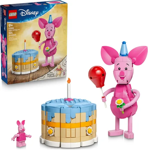 LEGO Disney La Diversión Del Cumpleaños De Piglet - Juguete De Construcción Winnie The Pooh Para Niñas Y Niños, Edades 9+ - Regalo Para Cumpleaños -