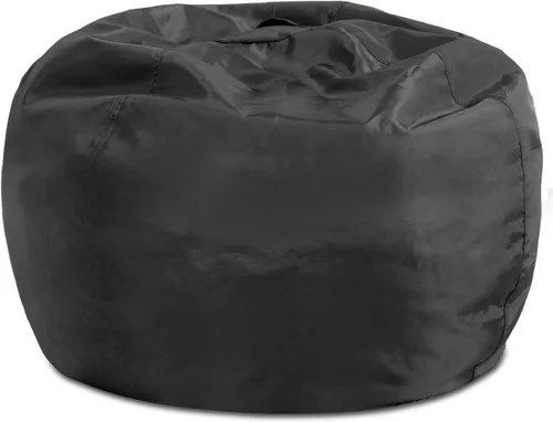 Miniatura 158 de Posh Beanbags - Sillón puff grande, 38 pulgadas, color azul rey sólido Nylon suave - Azul real