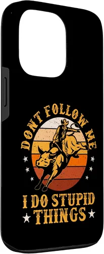 Miniatura 24 de Carcasa vintage para iPhone XS Max Don't Follow Me I Do Stupid Things