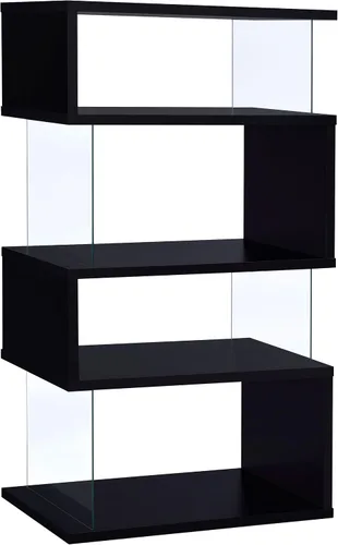 Coaster Home Furnishings librero, Madera, Negro