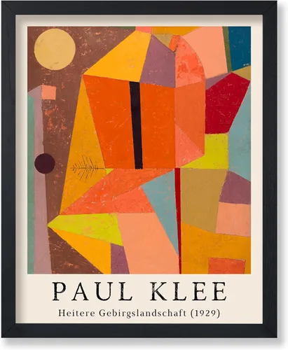 Miniatura 7 de Poster Master Póster vintage de Paul Klee – Impresión retro de cómicos – Arte de dibujo – Arte abstracto – Regalo para hombres y mujeres – Estilo-09